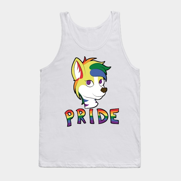 Gay Pride - Furry Mascot Tank Top by Aleina928